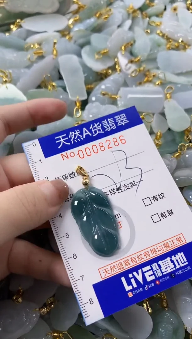 颈饰未镶嵌翡翠天然A货翡翠