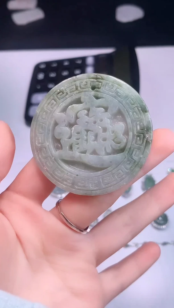 颈饰未镶嵌翡翠0芹0翡翠珠宝763