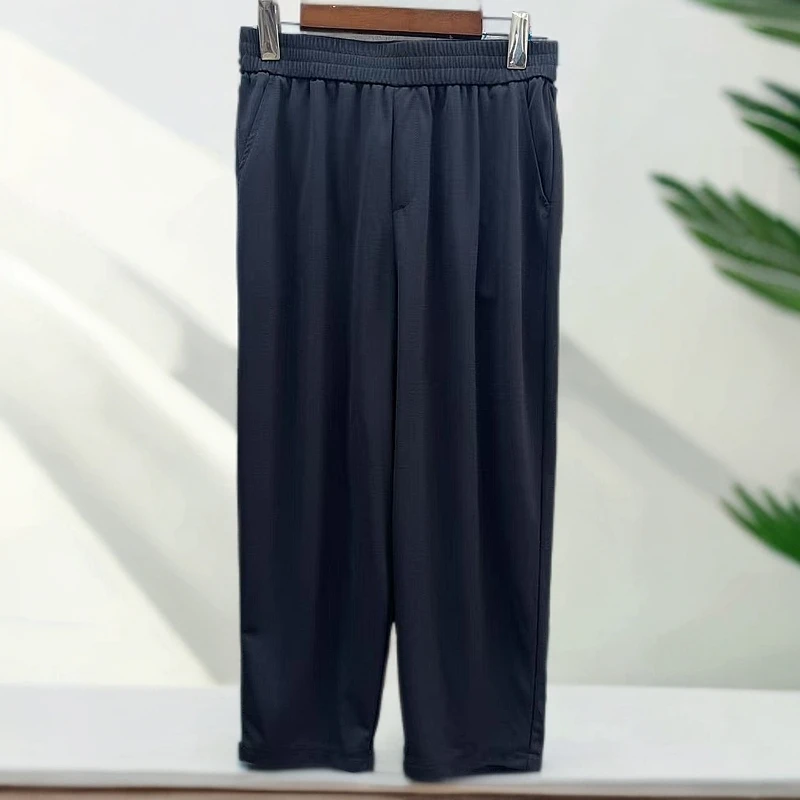 1227新款纯色简约时尚显示百搭高腰女哈伦裤