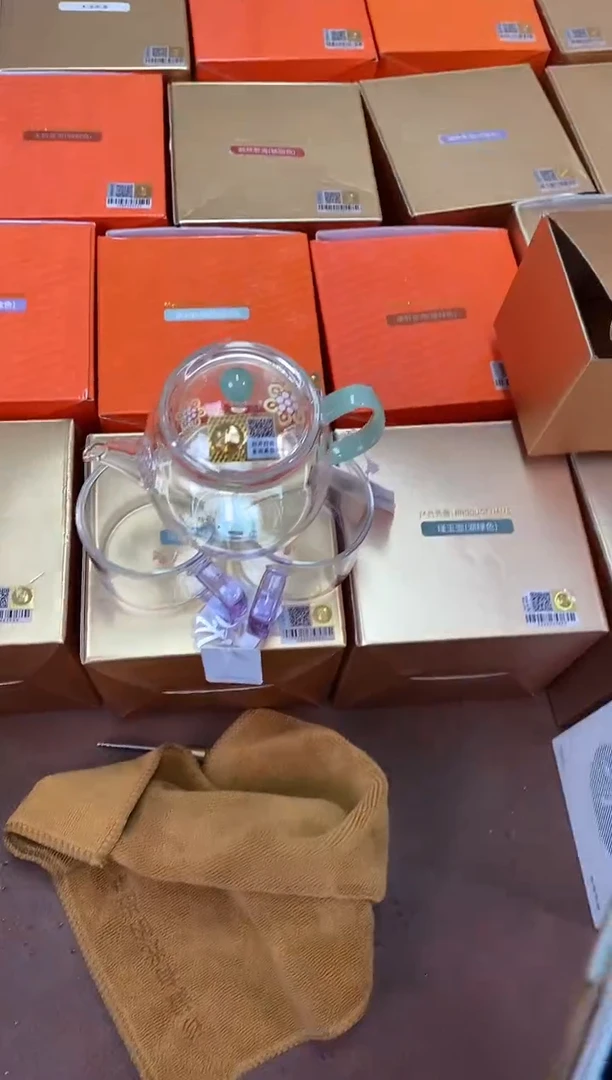 禾器/皮球花-言卿壶/浅玉+清禾杯浅玉