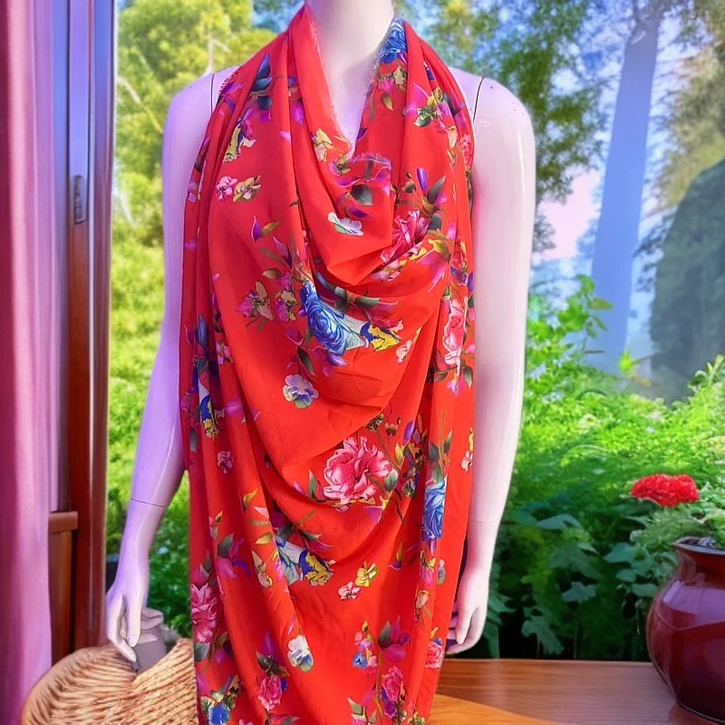 2025最新款布料-小红花