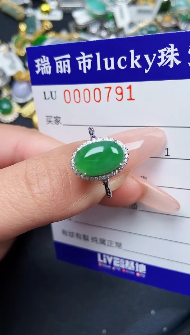 【闪购商品】翡翠颈饰银S925镶嵌0791