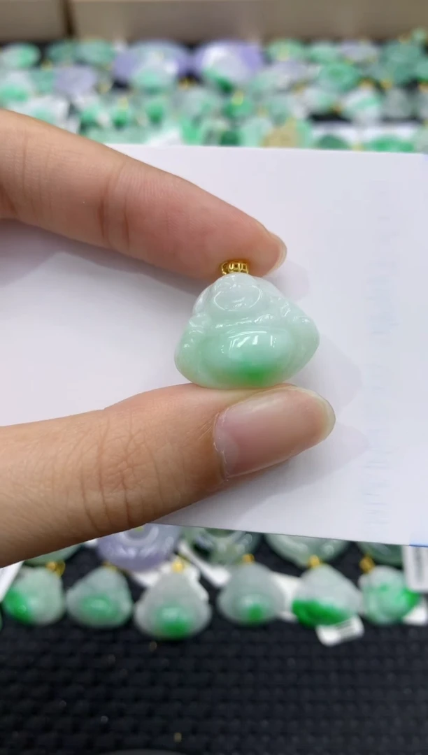 颈饰未镶嵌翡翠天然缅甸翡翠A货