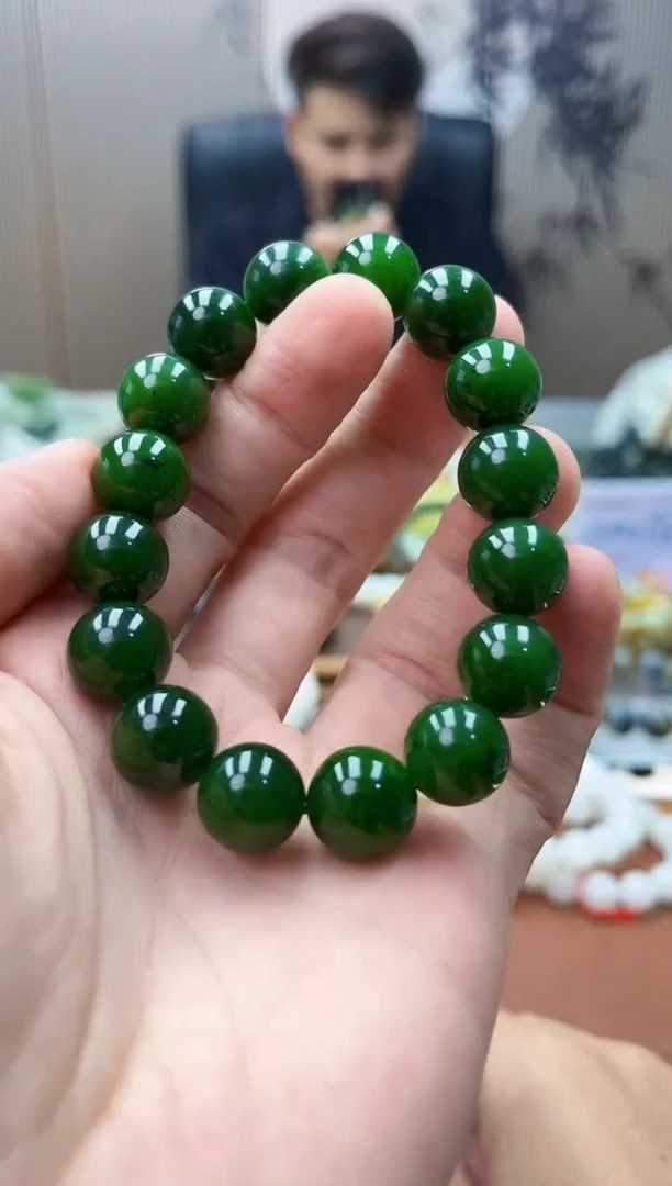 手串未镶嵌和田玉碧玉13