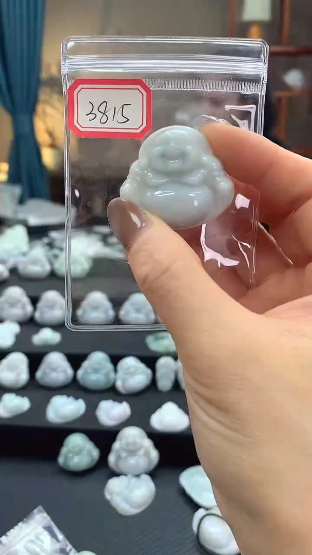 颈饰未镶嵌翡翠佛公3815