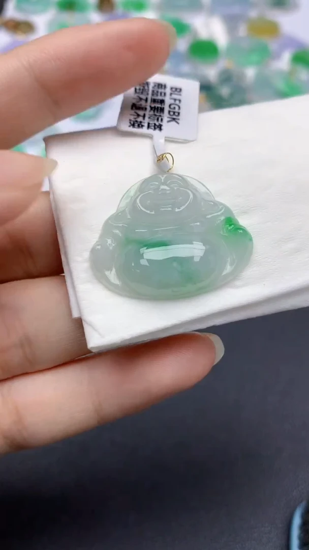 翡翠未镶嵌颈饰天然缅甸a货翡翠百元以上9元证书费自理