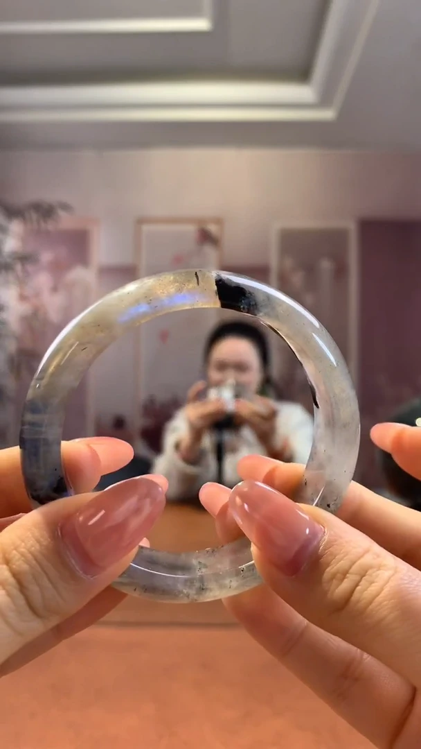 【闪购商品】长石手镯未镶嵌灰月光手镯