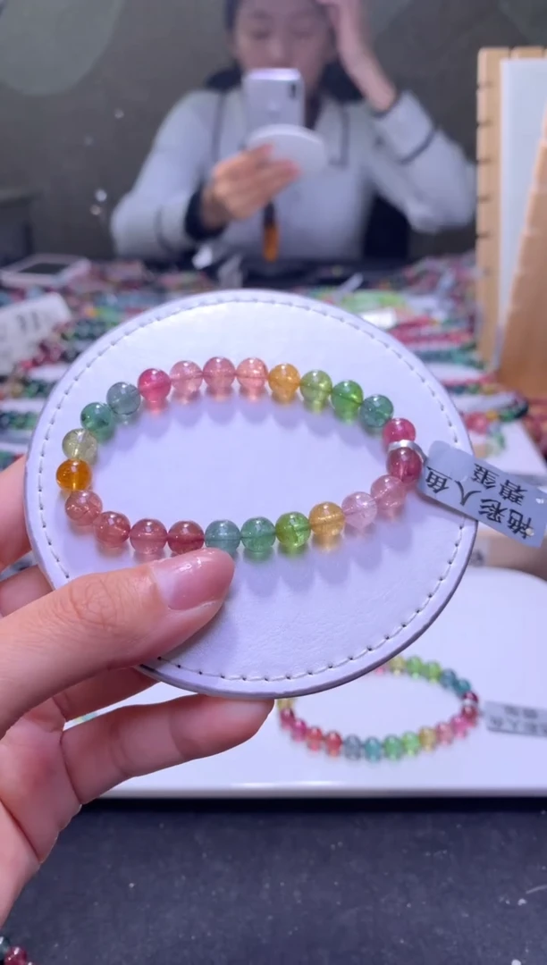 未镶嵌手串碧玺A152【天然碧玺】