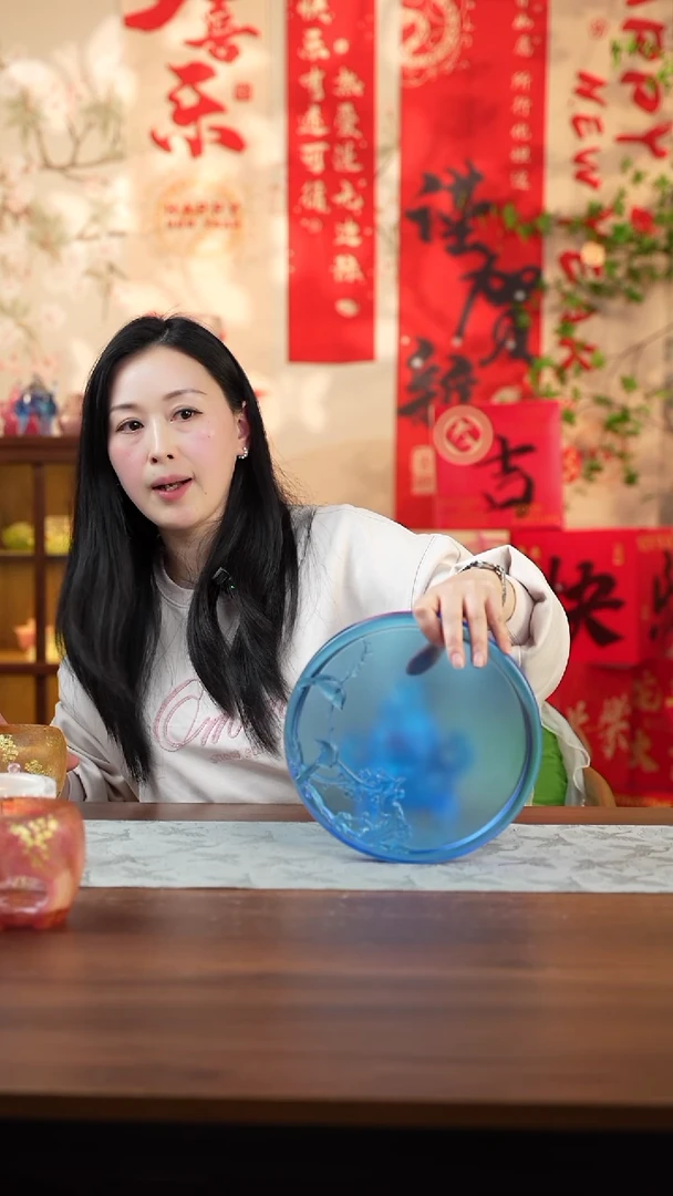 【闪购商品】6号闪购喜上眉梢干泡盘蓝色