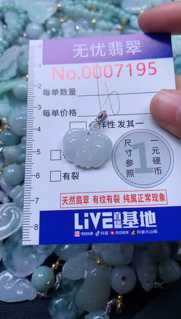 颈饰未镶嵌翡翠7195