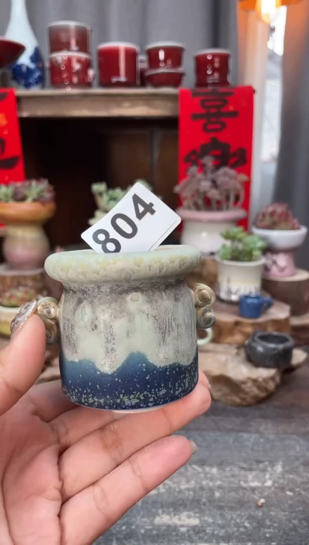 【闪购商品】摆件804知木小芳花盆