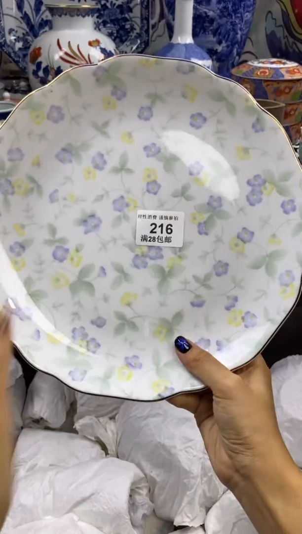 瓷片眉*瓷色工艺品品品品216