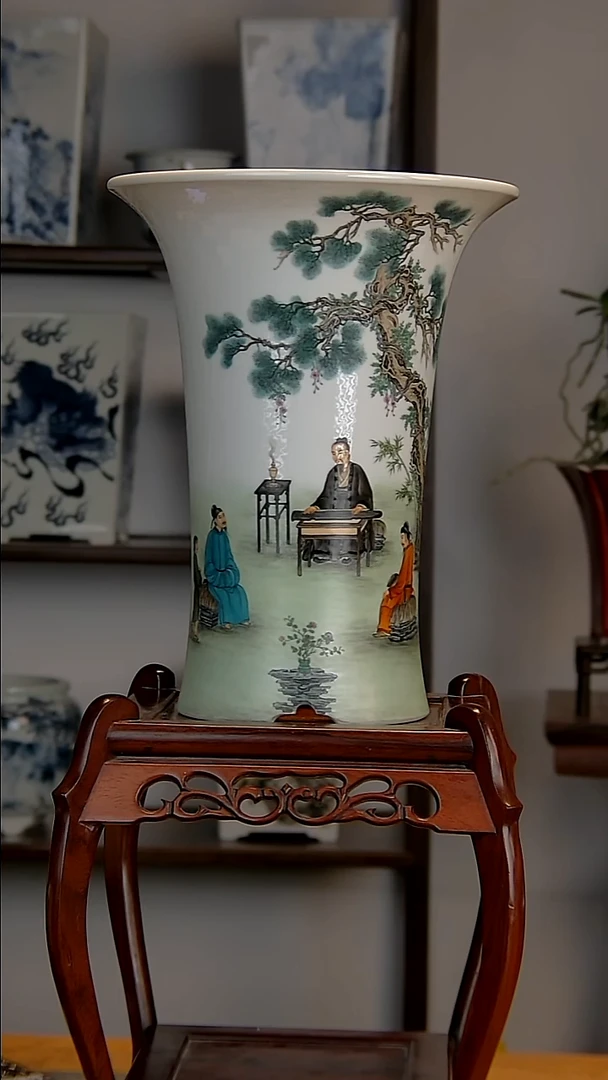 景德镇陶瓷手工花盆