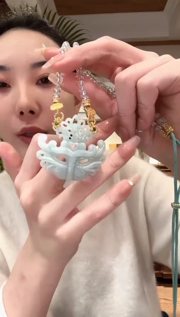 【闪购商品】翡翠颈饰未镶嵌国风