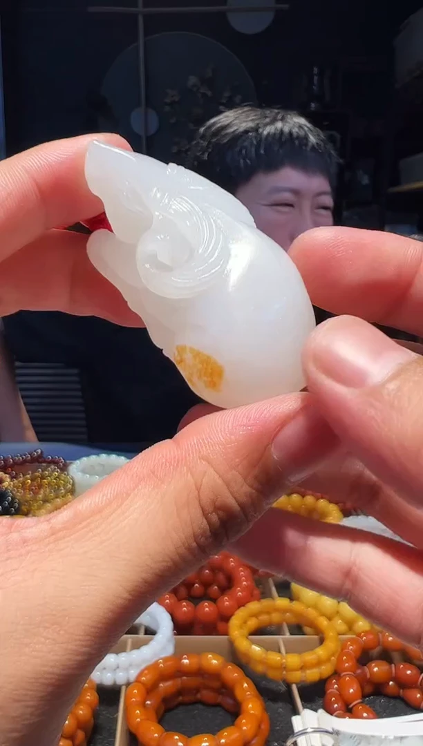 未镶嵌手串和田玉挂件