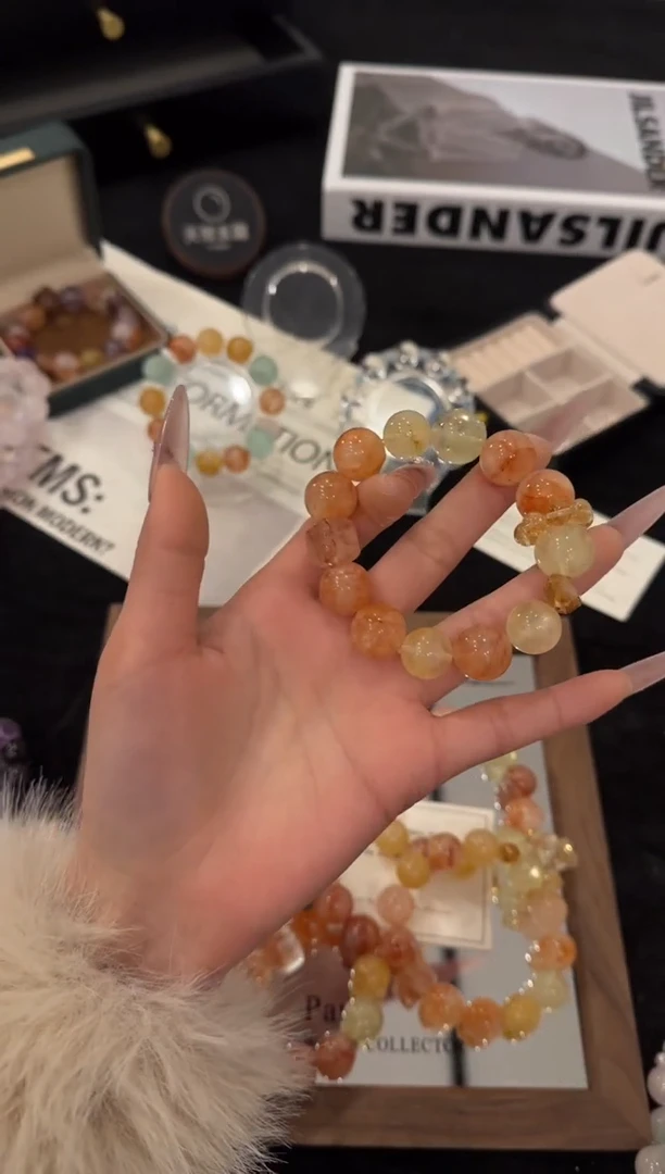 未镶嵌手链水晶金榜题名x3101