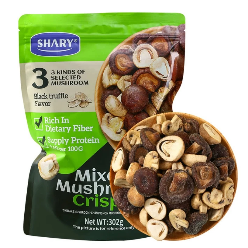 山姆会员超市 组合蘑菇脆302g  营养健康休闲解馋小零食品