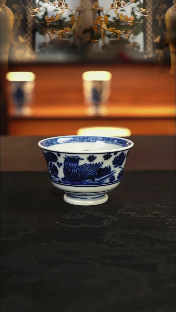 元黛工坊新鸳鸯马蹄杯