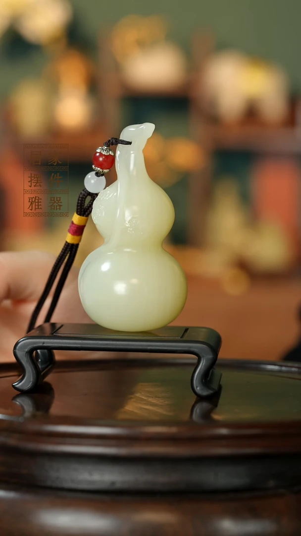 玉《大叶福禄》摆件