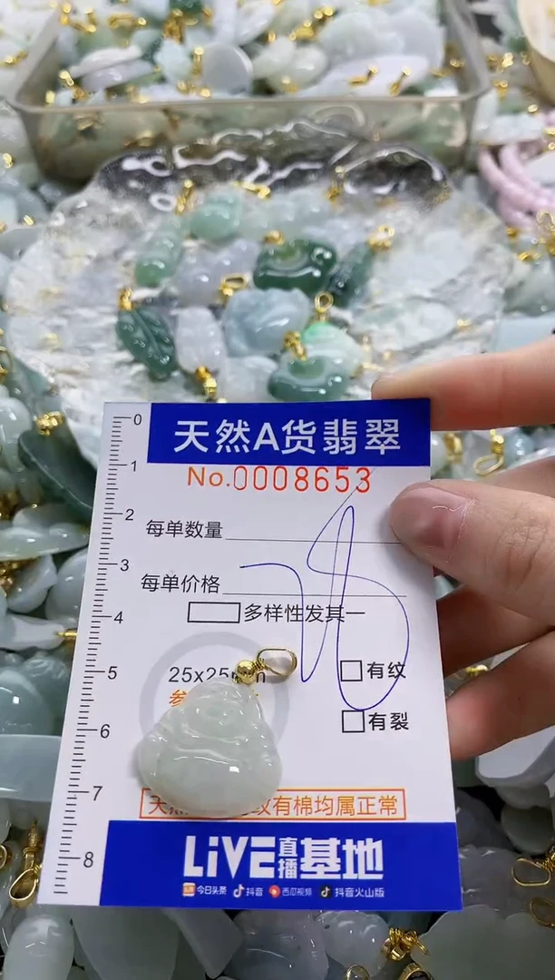 颈饰未镶嵌翡翠天然A货翡翠