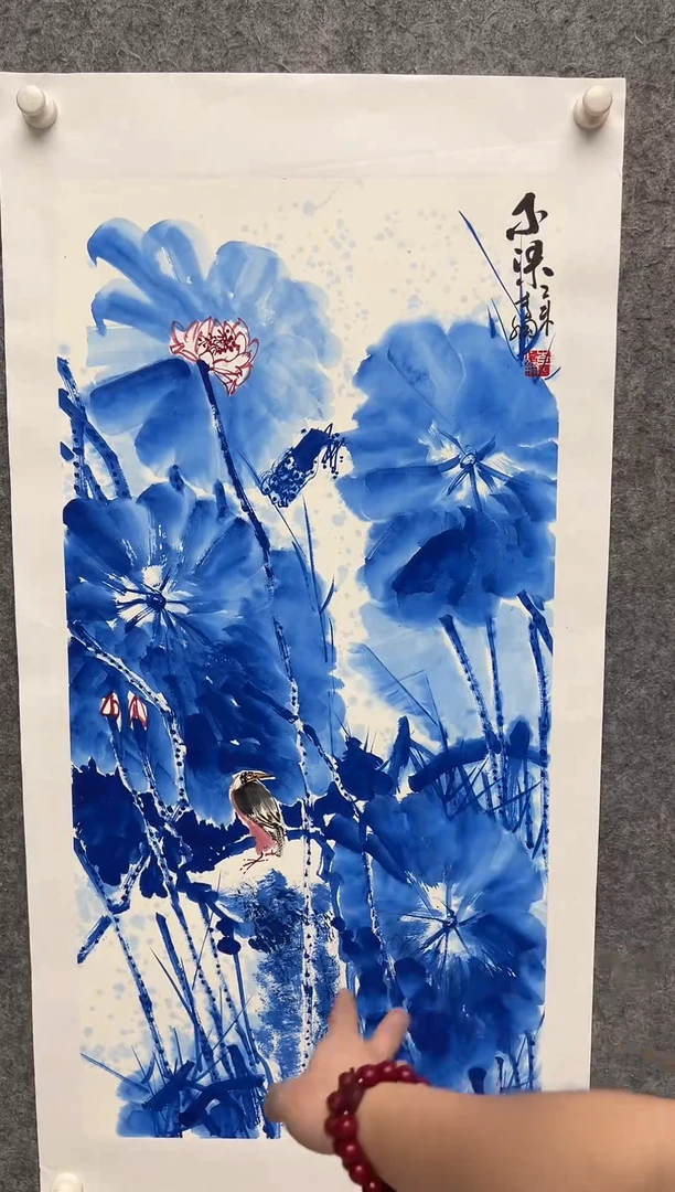 国画李纲-4.5平尺-国画作品