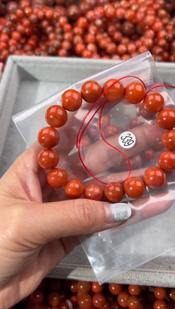 未镶嵌手串南红玛瑙12+