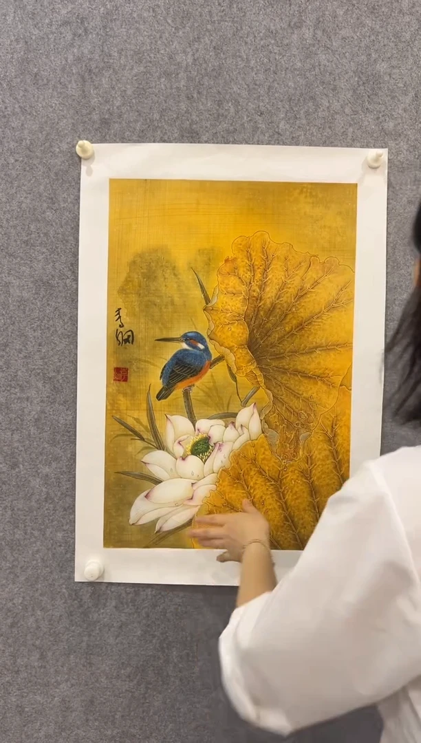 国画李纲-2.7平尺-国画作品