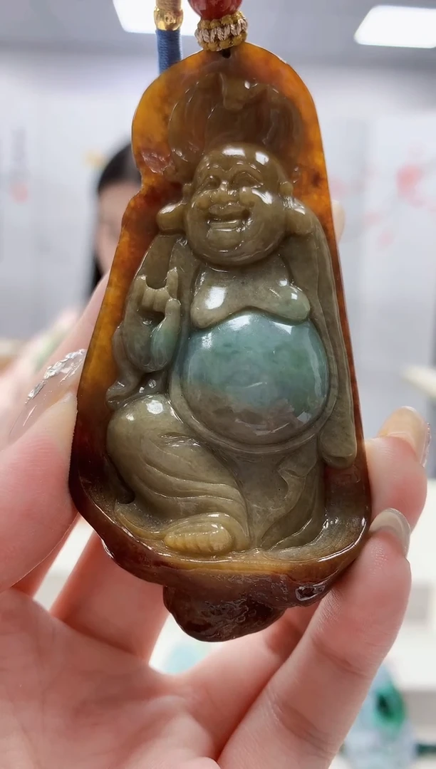 未镶嵌定制翡翠4812jw-毛货挂件71