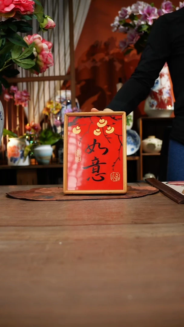 当代高温釉下彩手绘陶瓷餐具