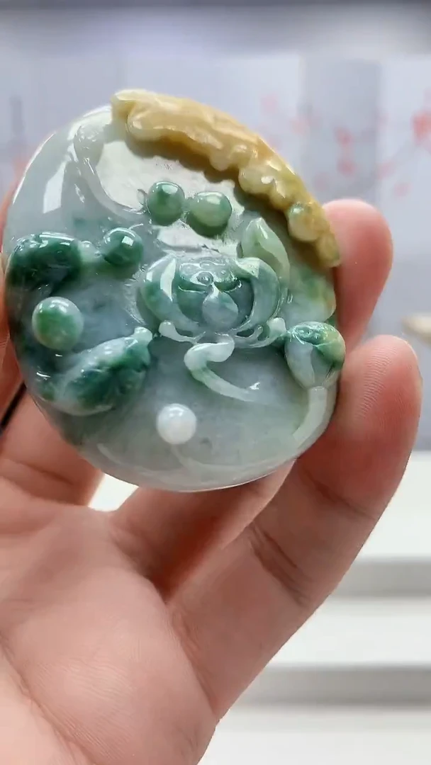 定制翡翠未镶嵌4829bb-毛货挂件25