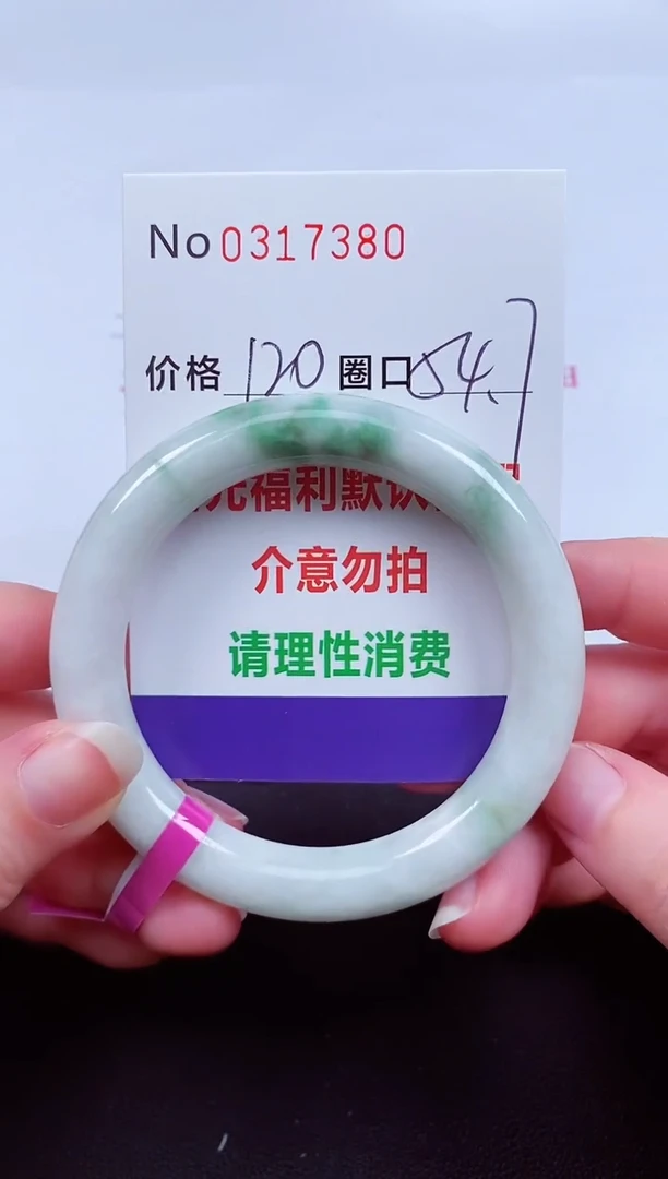 翡翠手镯未镶嵌 0317380