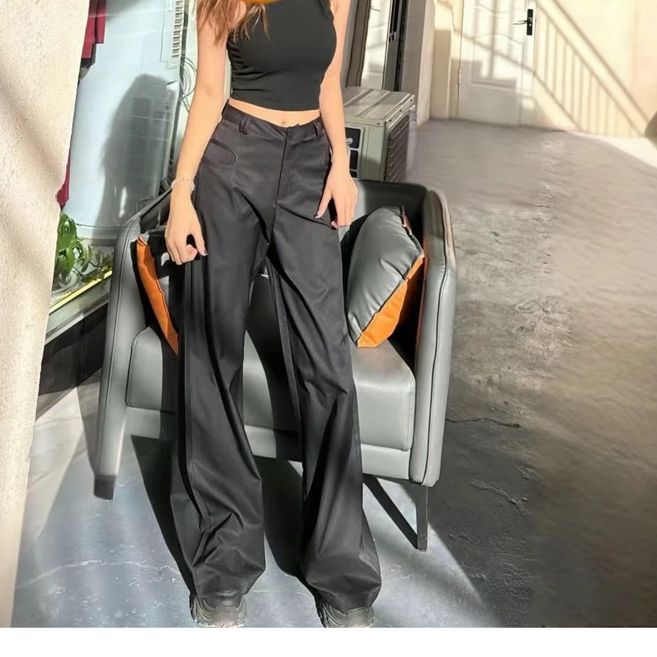 【MADNYET专属】新款时尚高级百搭休闲直筒裤+两个颜色显瘦小众