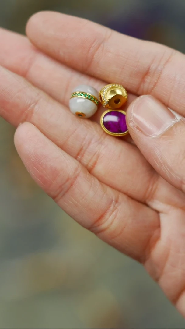 【闪购商品】翡翠散珠未镶嵌文玩配饰