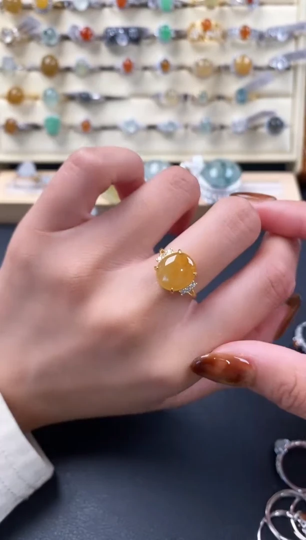 银S925镶嵌戒指翡翠111111111+5