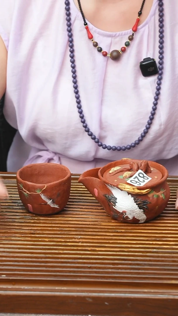 万古烧粗陶手工茶具