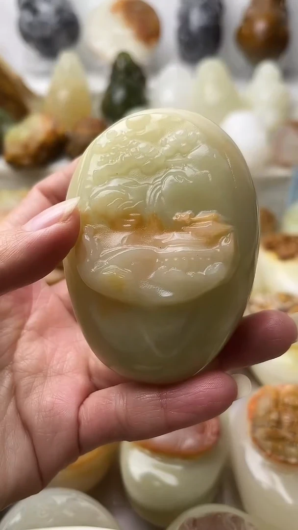 石材古青石棉纹正常不退换山水