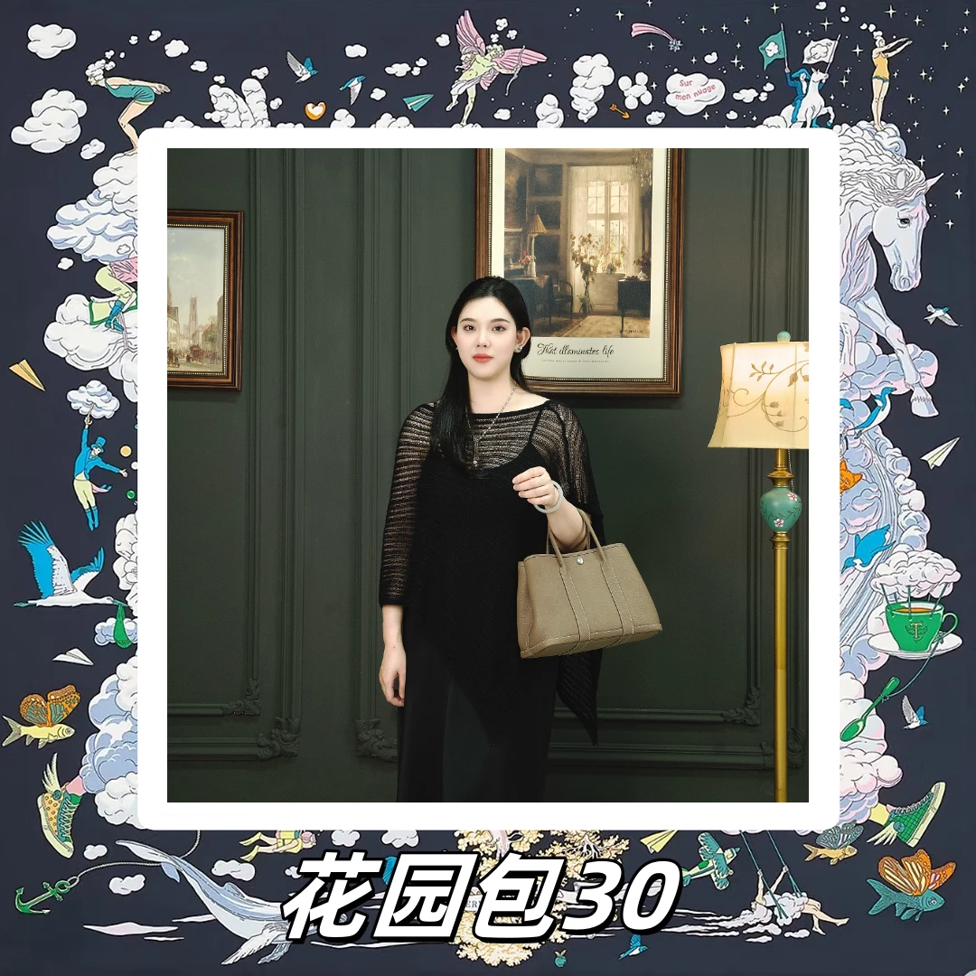 【花园30】全手工轻奢时尚款斜挎单肩手提商务高档经典女包