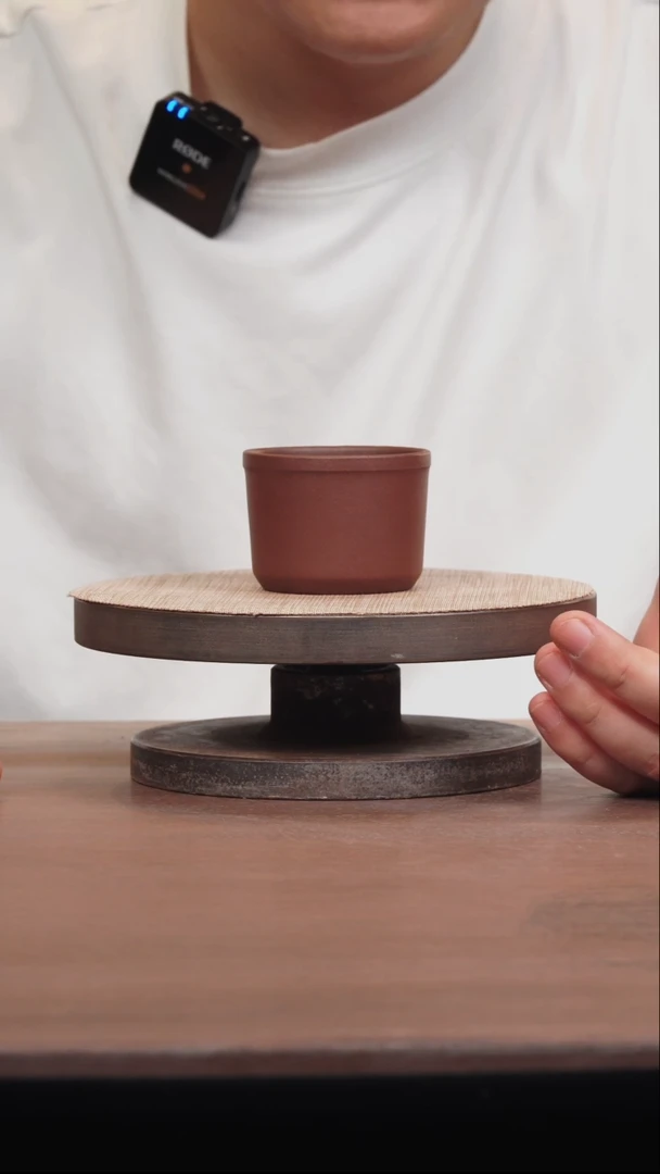 茶壶紫砂紫泥阔口杯