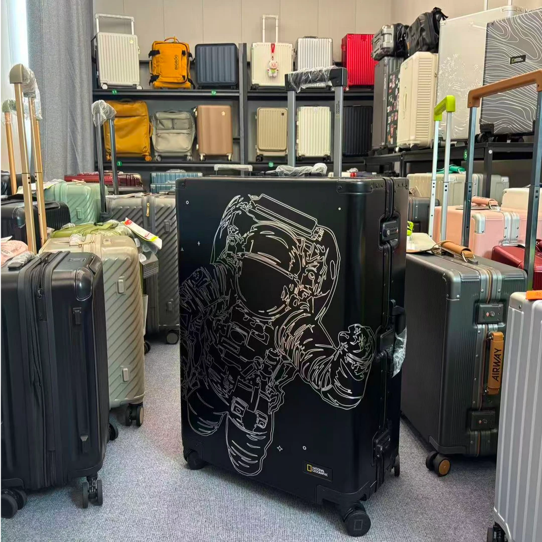 刀光工艺全铝镁合金20寸登机拉杆箱24寸行李箱28寸旅行箱
