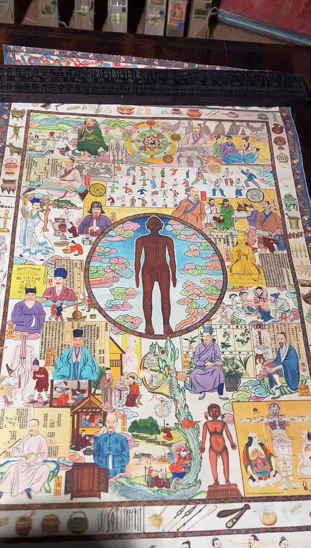 卷轴画东东唐卡tk16