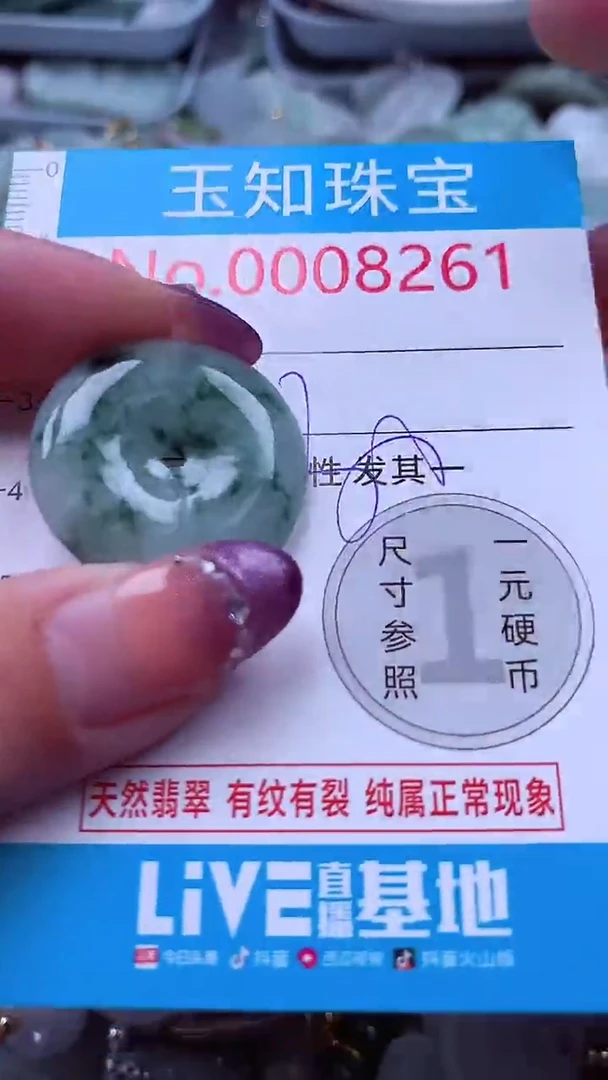 翡翠未镶嵌吊坠(不含链)8261