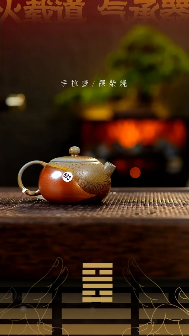 夸烧柴烧河豚西施壶603
