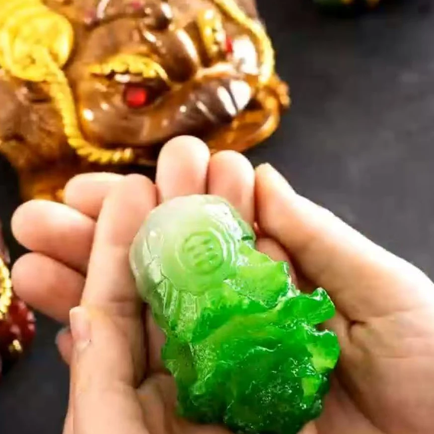 【现货】白菜变色树脂茶宠茶器