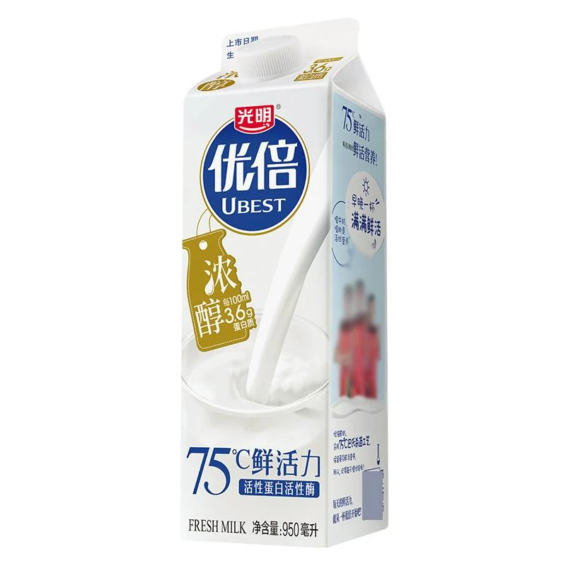 光明优倍浓醇脂鲜牛奶950ml