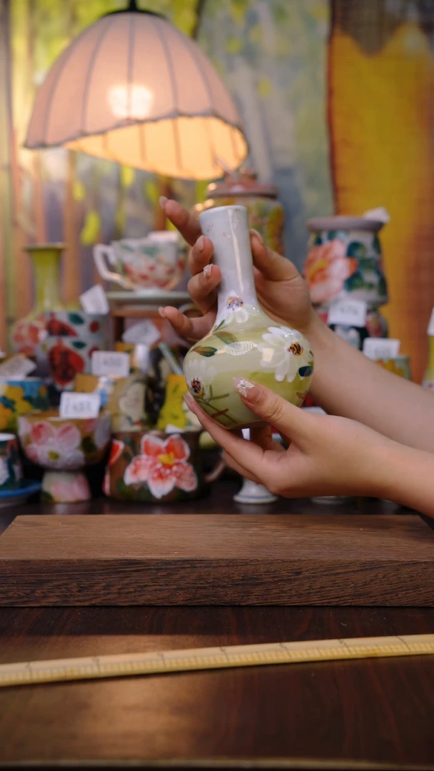 摆件泥垚手作 景德镇手工手绘器物