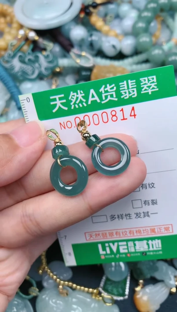 翡翠未镶嵌颈饰.0000814