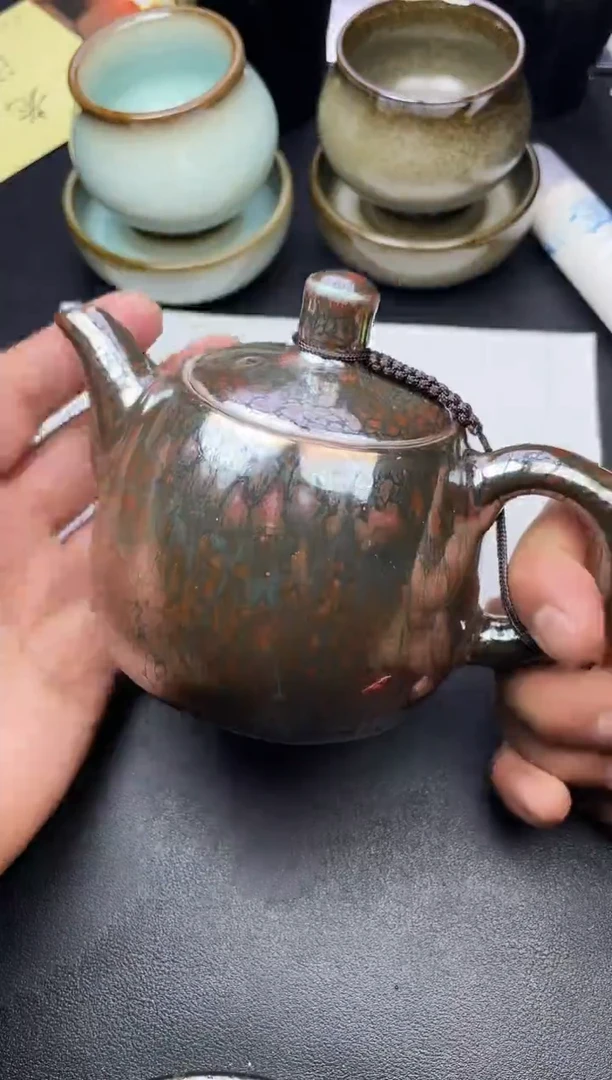 【闪购商品】茶盏120叶紫建盏叶紫