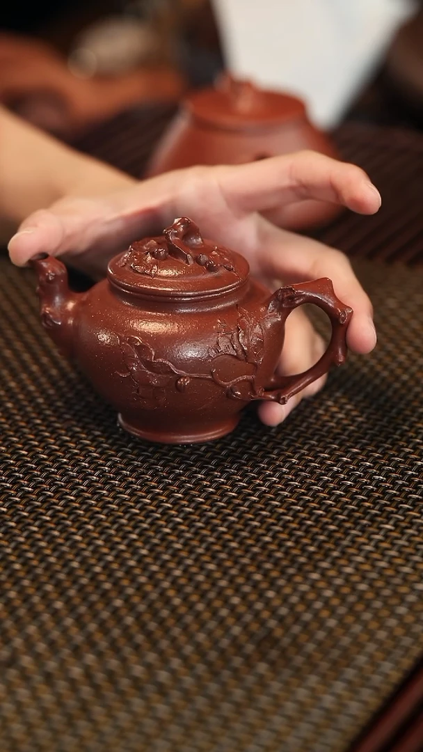 茶壶紫砂【润石堂】精品 绝红降坡