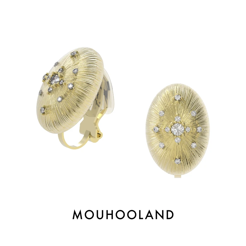 Mouhooland/暮后之地 铜合金耳饰 灵境之辉耳夹蛇年限定无耳洞