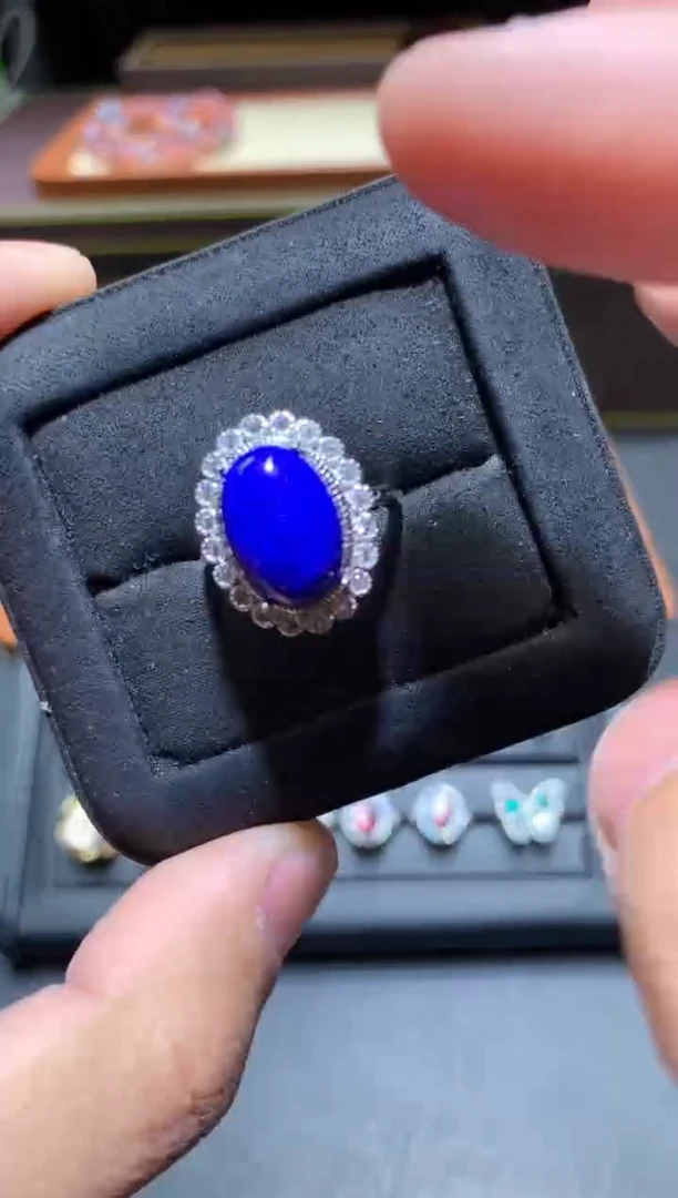 【闪购商品】青金石戒指未镶嵌P14【多样性发其一】